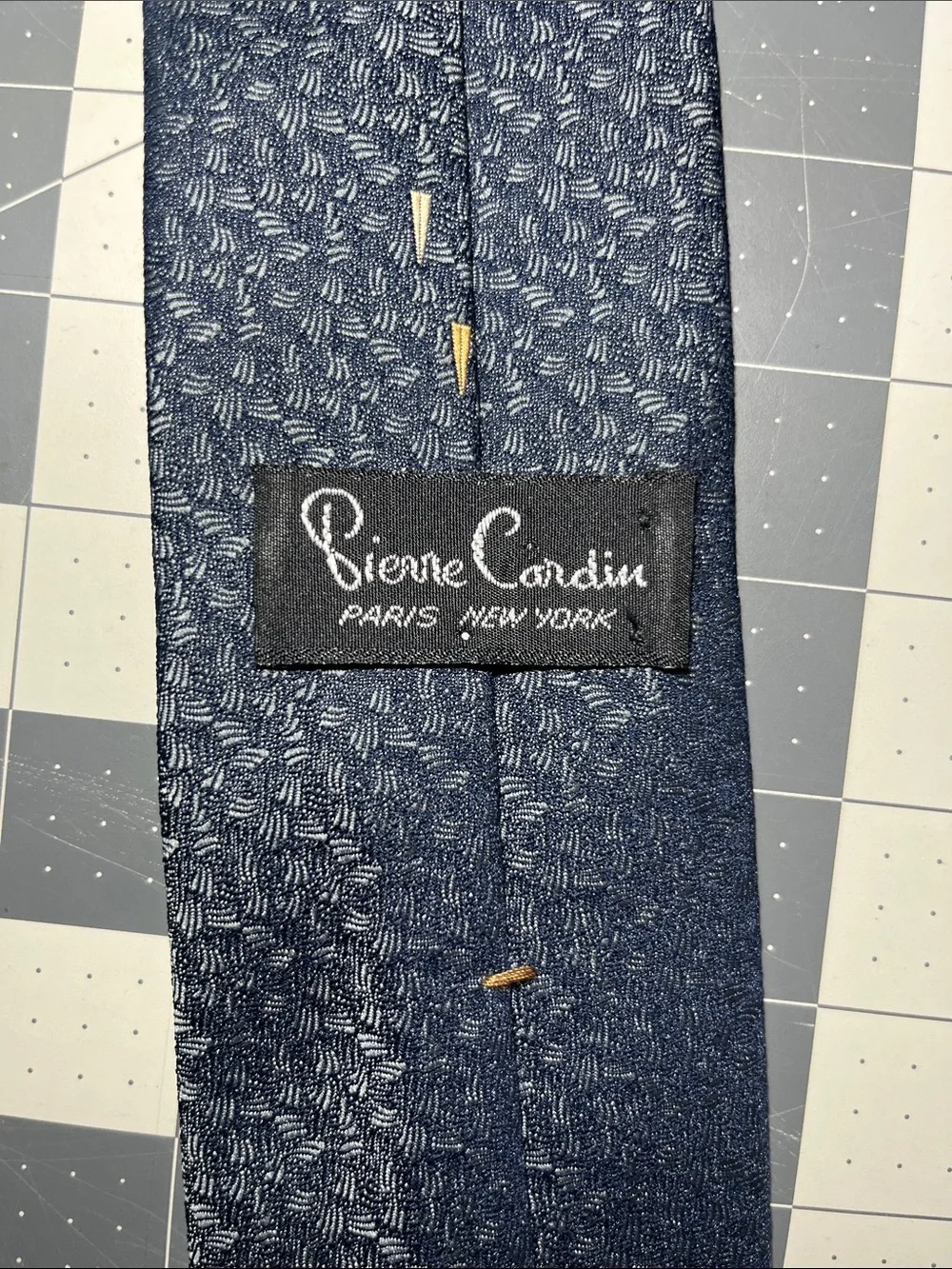 Pierre Cardin Deep Navy Textured Men's Tie